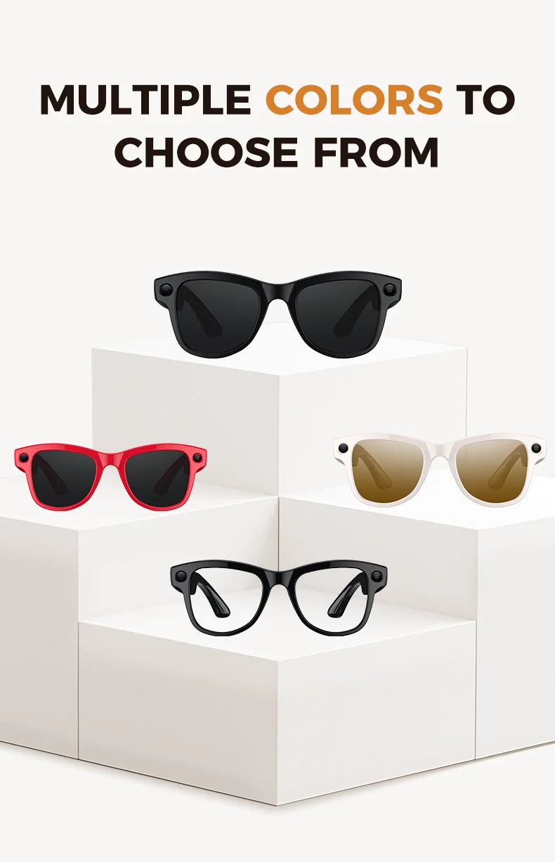 GUHUAVMI M02 AI Smart Glasses – Dual Lens, Bluetooth, AR & Voice Assistant