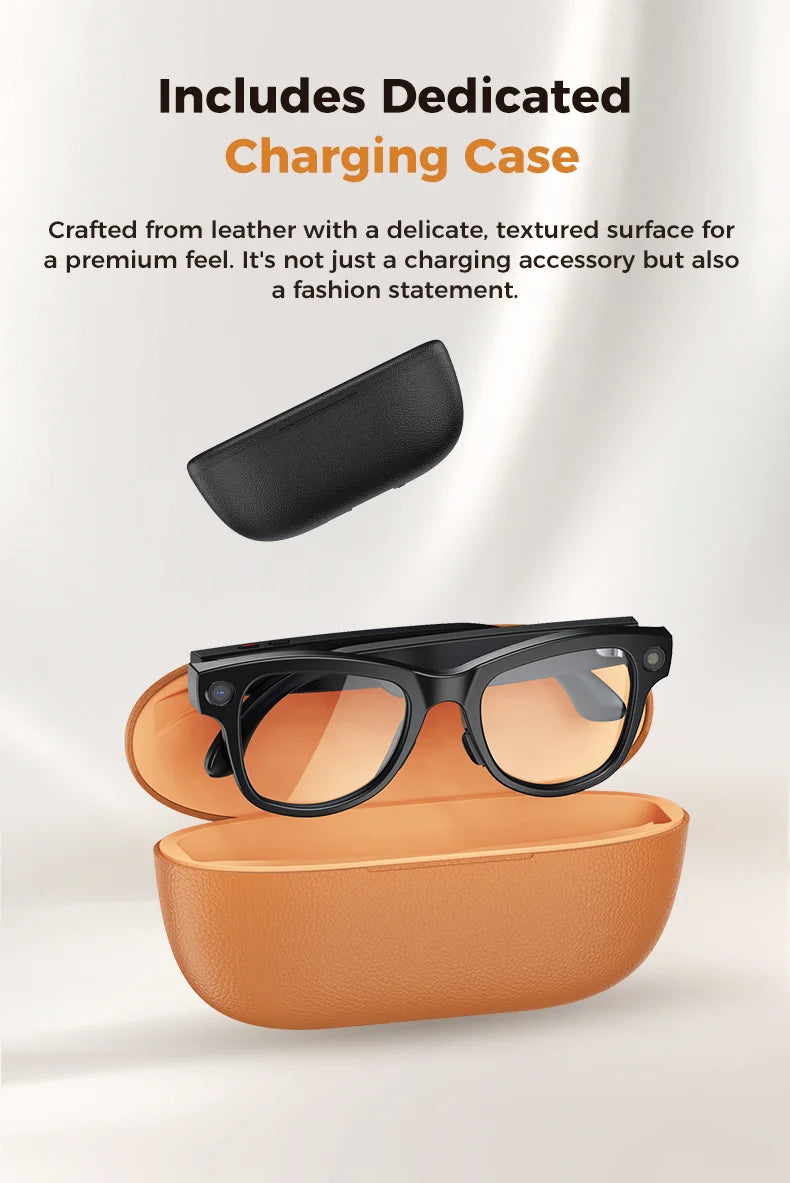 GUHUAVMI M02 AI Smart Glasses – Dual Lens, Bluetooth, AR & Voice Assistant