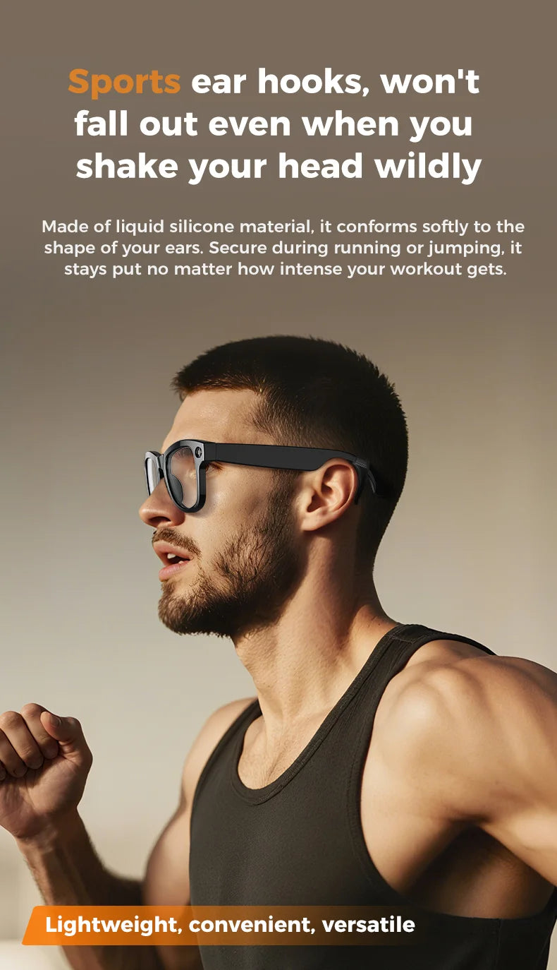GUHUAVMI M02 AI Smart Glasses – Dual Lens, Bluetooth, AR & Voice Assistant