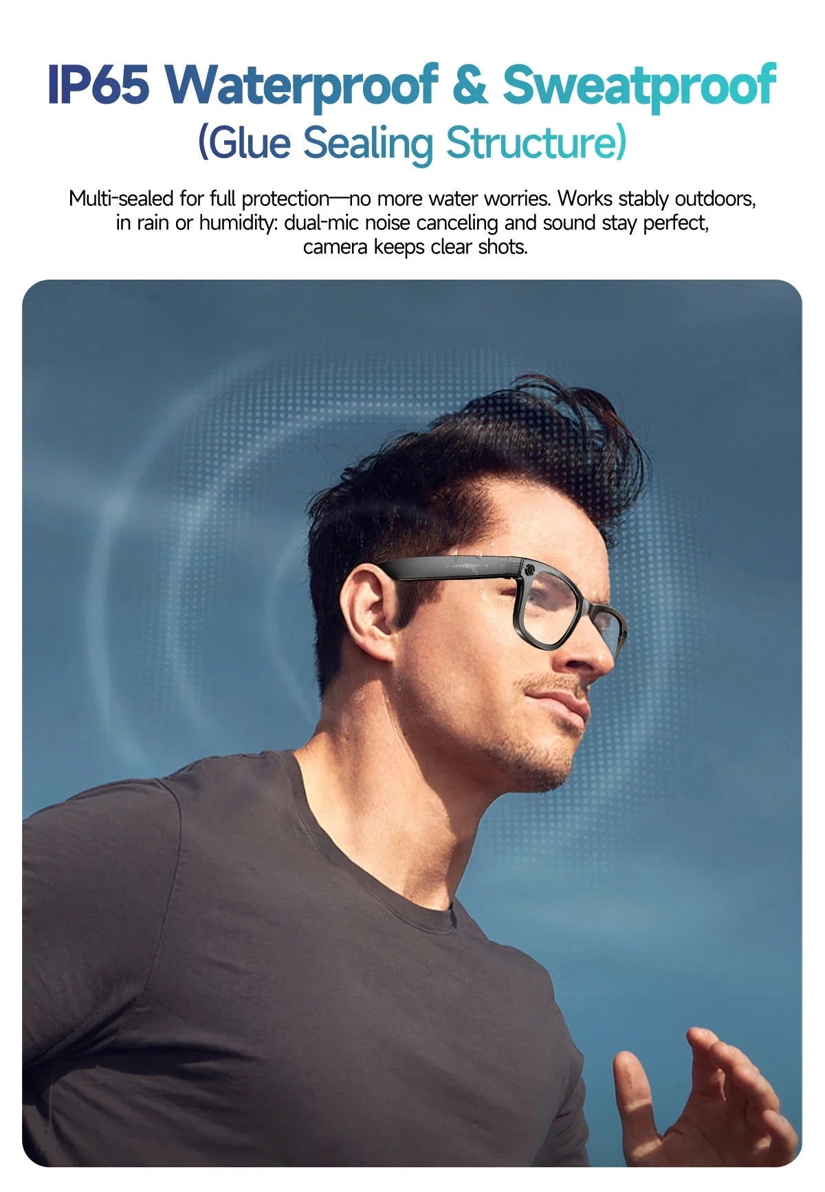 All-in-One Smart Glasses: Camera, Music, AI & Translation